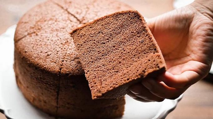 Korralikult küpsetatud šokolaadiküpsis. Fotod - Yandex. pildid