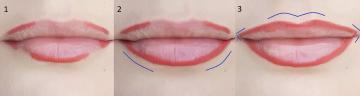 Kuidas visuaalselt suurendada huuled make-up ajastul 50-55 aastat: kaasas samm-sammult foto mudel 30+