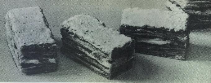 "Napoleon" kooki. Foto raamatust "Tootmine koogid ja pirukad," 1976