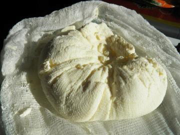 Lihtsaim retsept maitsev kodus valmistatud juust (nagu Adõgee)