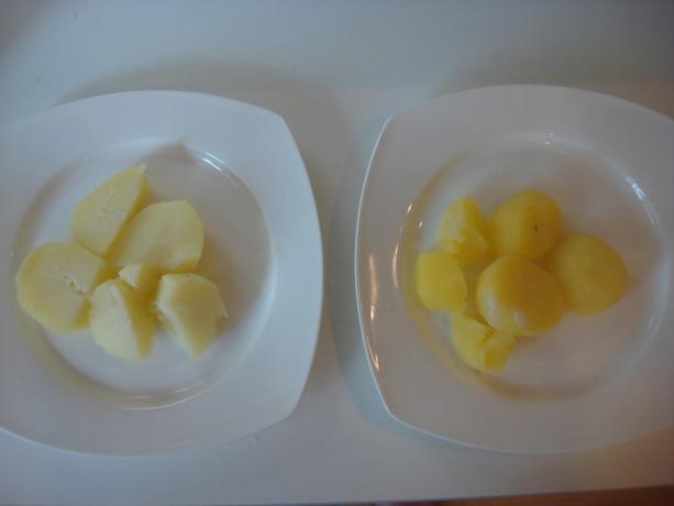 Pilt võetud autor (keedetud kartulid vasakule "Pyaterochka", et paremal "Magnit")